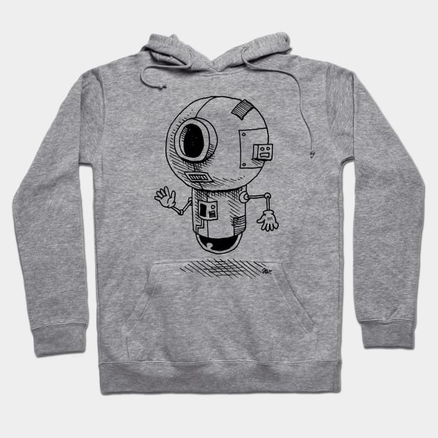 Floating-bot Hoodie by awcomix